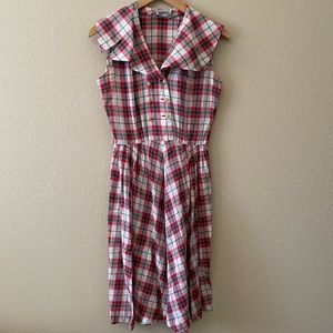 McKettrick plaid 50s vintage dress
